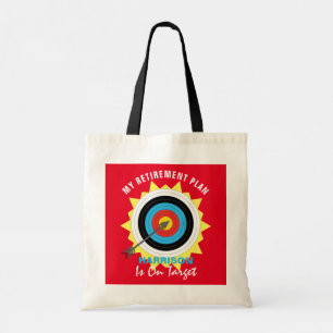 Bolsa Tote Plano de aposentadoria - Arquiteto engraçado dize