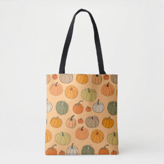 Bolsa Tote Plano de fundo sem descontinuidades do outono bril