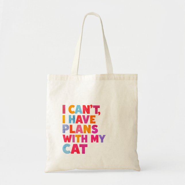 Bolsa Tote Planos Com Meu Gato (Frente)