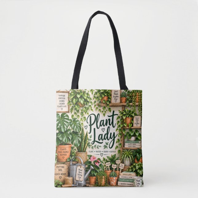 Bolsa Tote Planta Dama de Casa (Frente)