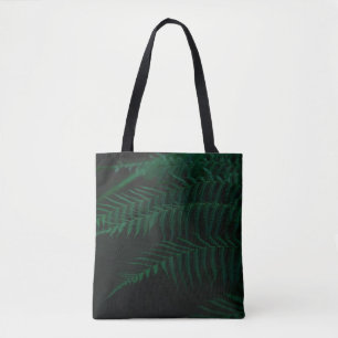 BOLSA TOTE PLANTA GREEN FERN NA FOTOGRAFIA DE FECHAMENTO
