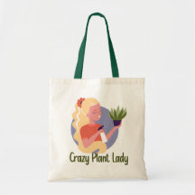 Planta Louca Lady Tote Bag