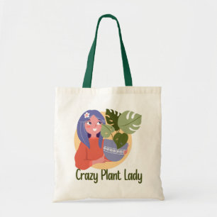 Bolsa Tote Planta Louca Lady Tote Bag