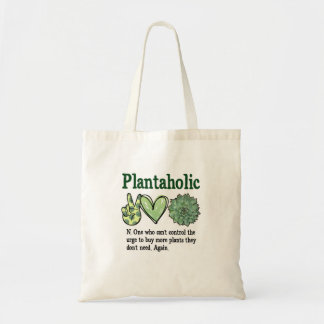 Bolsa Tote Planta Plantaholic Funny