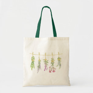 Bolsa Tote Plantas aromáticas secas Herbos aquíferos Saco
