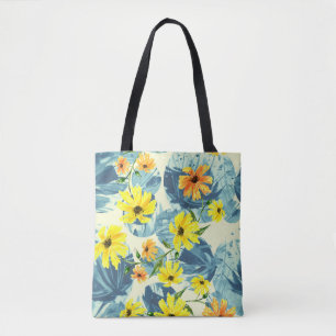 Bolsa Tote Plantas Criativas De Aquarela: Na moda Sem Sede