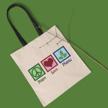 Bolsa Tote Plantas De Amar Pela Paz Em Fábrica<br><div class="desc">Plantas De Amor Pela Paz. Um belo presente de plantador para um amante de plantas e botânica. Legal presente para um horticulturista ou botânico.</div>