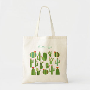 Bolsa Tote Plantas de Cactus em Bloom Thunder_Cove
