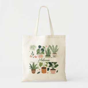 Bolsa Tote Plantas De Vidraça Botânica