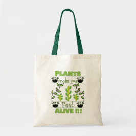 Bolsa Tote Plantas Me Fazem Sentir Vivo