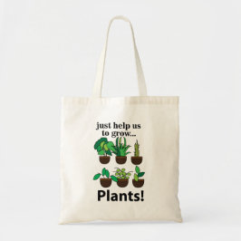 Bolsa Tote Plantas Nos Ajudam A Cultivar Plantas