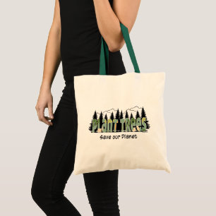 Bolsa Tote Plante Árvores - Salve nosso Planeta, Dia da Terra