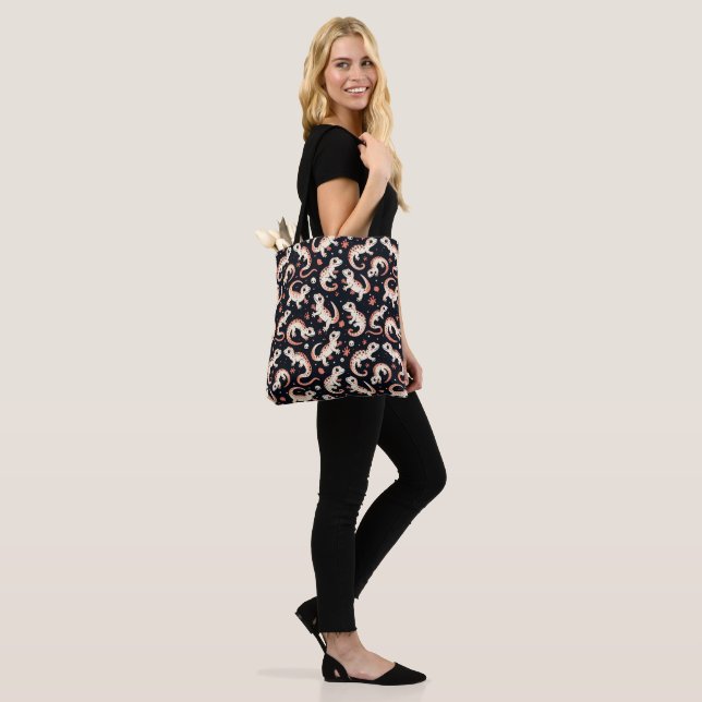 Bolsa Tote Playful Gecko Pattern (No(a) Modelo)