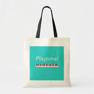 Bolsa Tote Playtime! Sacola do piano