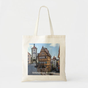 Bolsa Tote Plönlein em Rothenburg ob der Tauber, Alemanha