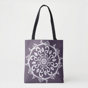 Bolsa Tote Plum Mandala