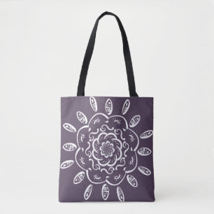 Bolsa Tote Plum Mandala