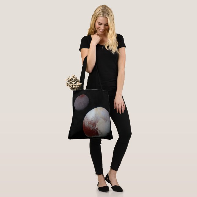 Bolsa Tote Plutão & Caronte 9º ou Planeta Anão Sistema Solar (No(a) Modelo)