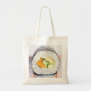 Bolsa Tote Pó de sushi Peixe e arroz
