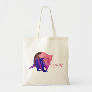 Bolsa Tote Pocahontas de Exposição Dupla em Aquarela