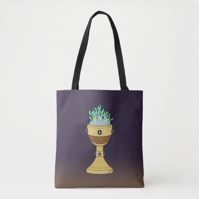 Bolsa Tote Poção mágica em Mazer e Chalice Combo (Frente)