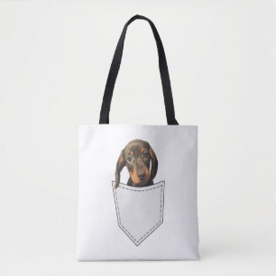 Bolsa Tote Pocket Dog Dachshund