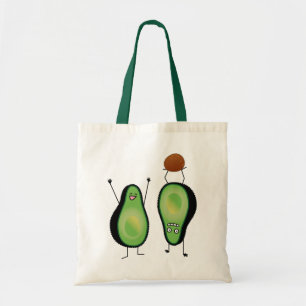 Bolsa Tote Poço engraçado do verde do handstand dos aplauso