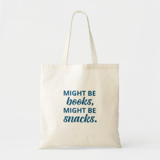 Bolsa Tote podem ser livros podem ser lanches