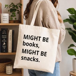 Bolsa Tote Podem Ser Livros Podem Ser Lanches Amante De Livro