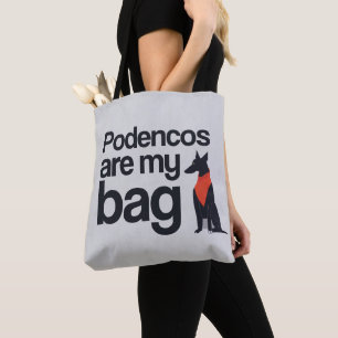 Bolsa Tote Podencos são o meu saco de design de Hound Ibizan