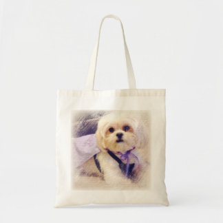 Bolsa Tote Poder do filhote de cachorro de Bella