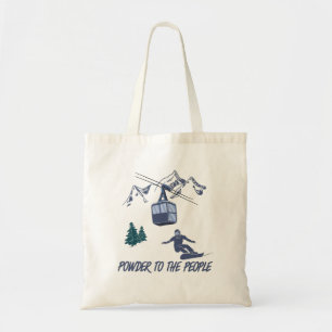 Bolsa Tote Poder do Snowboarder para o Servidor de Esqui do P