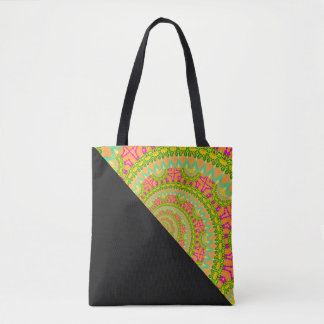 Bolsa Tote Poder Floral Espiral ENSOLARADO
