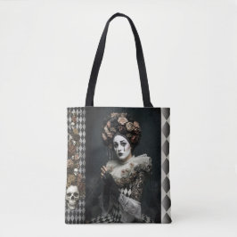 Bolsa Tote  Poetic Gothic Motifs 