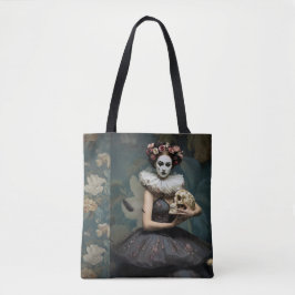 Bolsa Tote  Poetic Gothic Motifs 
