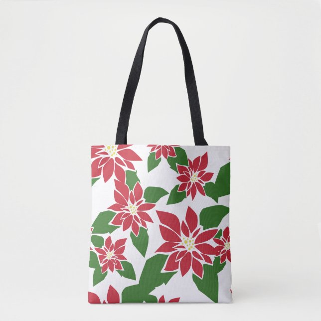 Bolsa Tote Poinsettia (Frente)