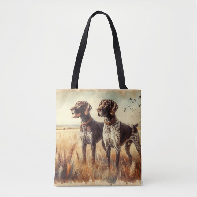 Bolsa Tote Pointer Alemão de Cabelo Curto (Frente)