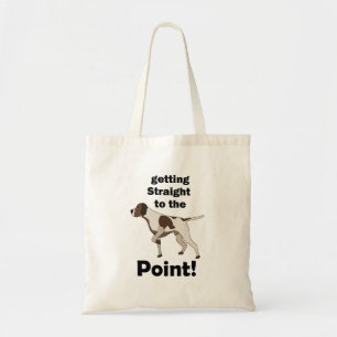 Bolsa Tote Pointer Inglês Indo Direto ao Ponto