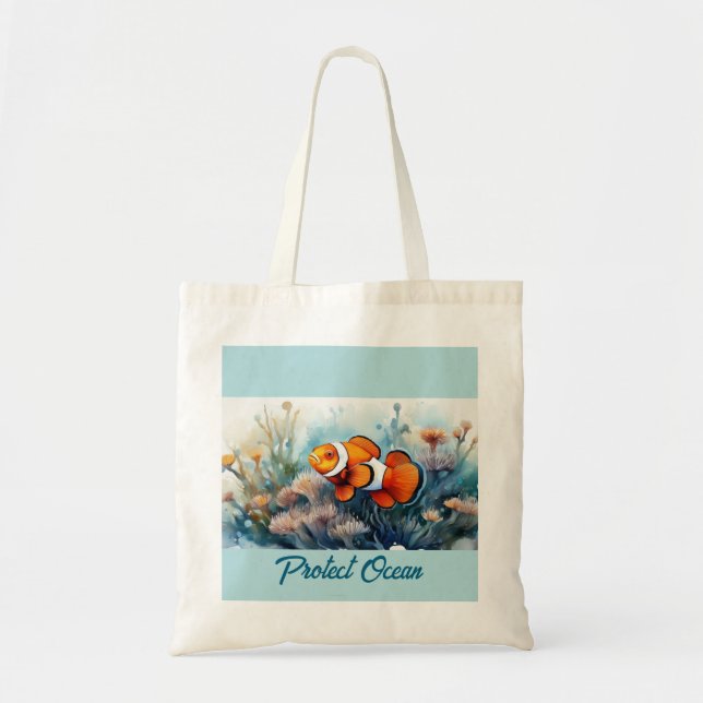 Bolsa Tote Poisson clown (Frente)