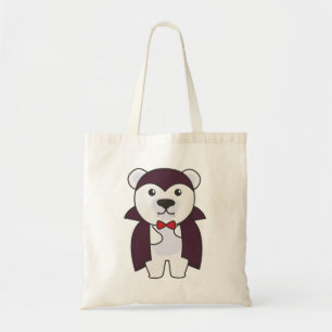 Bolsa Tote Polar Bear Halloween Crianças do Diabo Bonito Vamp