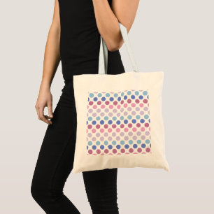 Bolsa Tote Polkadots de Sinalizador do Orgulho Bold Bigender