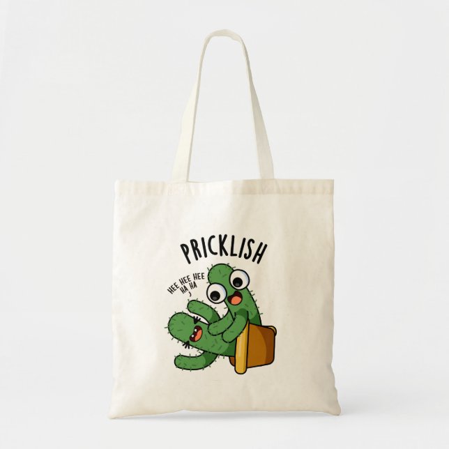 Bolsa Tote Polonês de Cactus Engraçado (Frente)