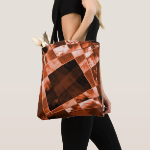 Bolsa Tote Polos e retângulos de coral, incríveis