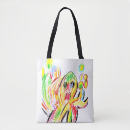 Bolsa Tote Polvo colorido 