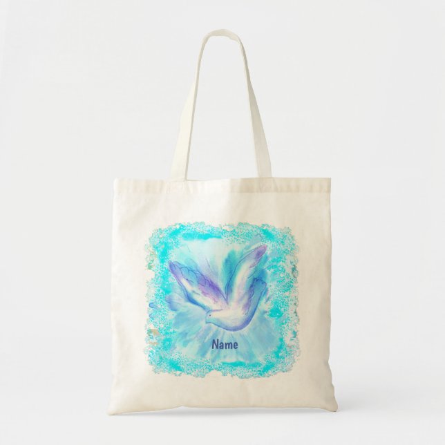 Bolsa Tote Pomba Voando (Frente)
