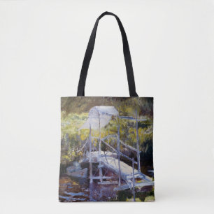 Bolsa Tote Ponte Branca por John Twachtman