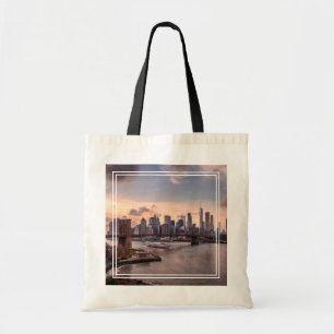 Bolsa Tote Ponte Brooklyn e Manhattan Inferior