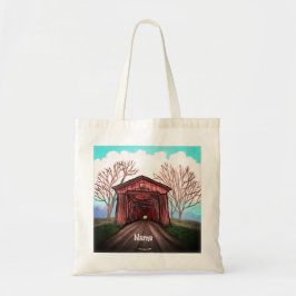 Bolsa Tote Ponte Coberta Vermelha