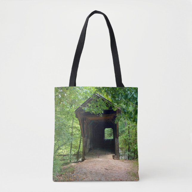 Bolsa Tote Ponte Coberto de Bunker Hill (Frente)