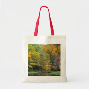 Bolsa Tote Ponte da Cachoeira Seven Springs II Paisagem de Ou